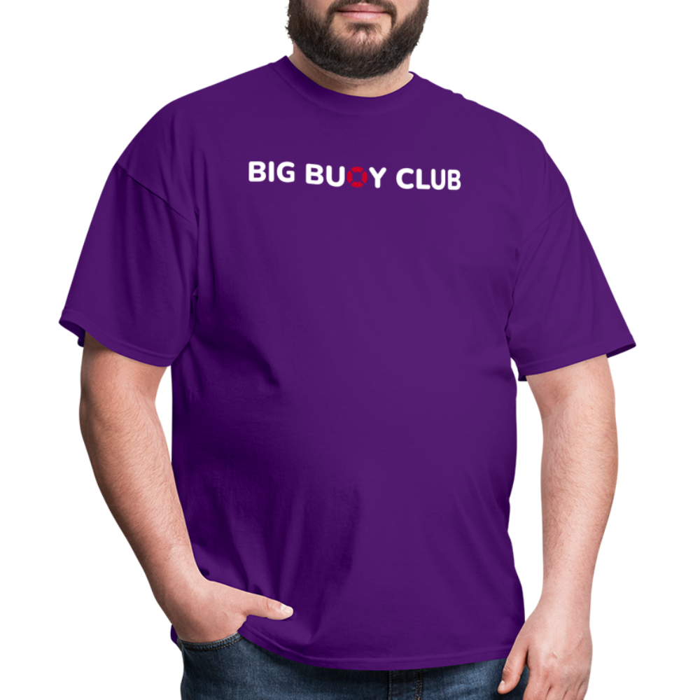 BIG BUOY T-Shirt - White/Red - purple