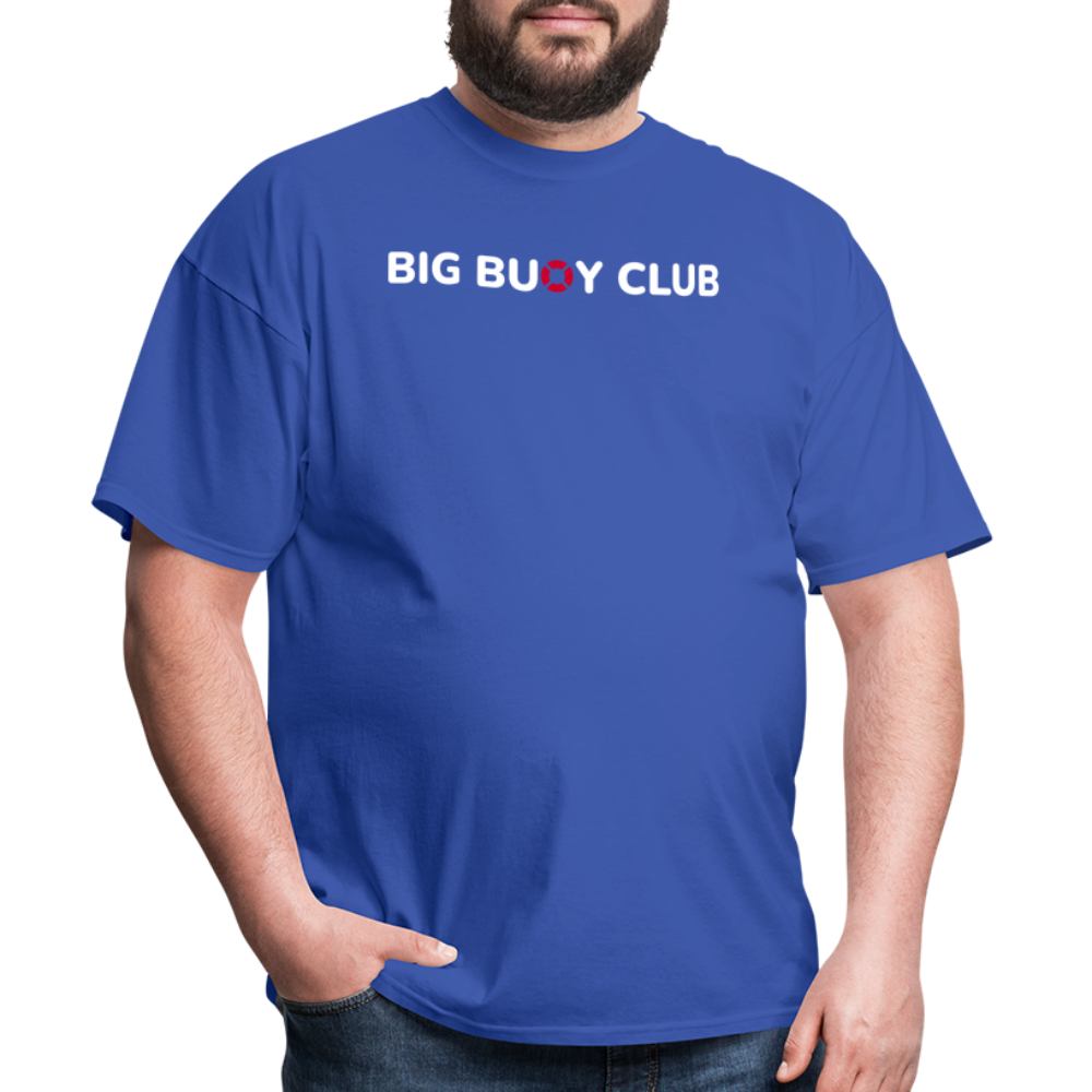 BIG BUOY T-Shirt - White/Red - royal blue