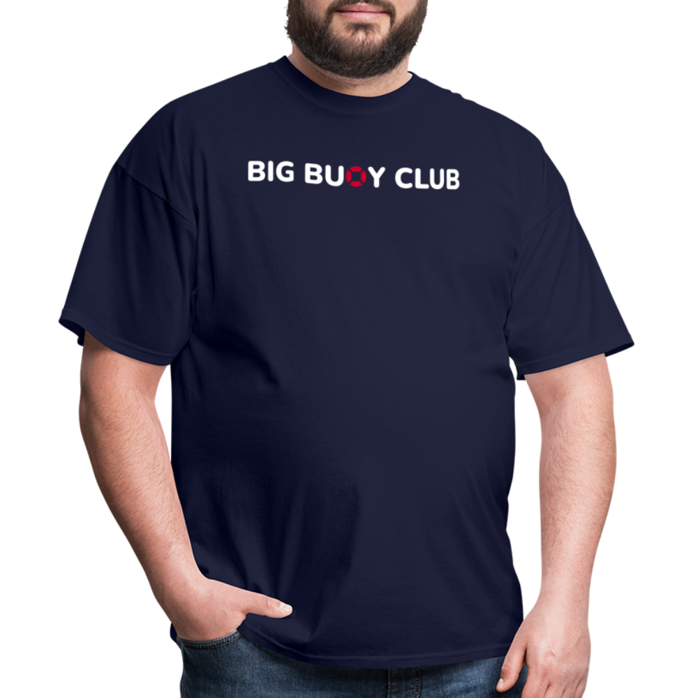 BIG BUOY T-Shirt - White/Red - navy