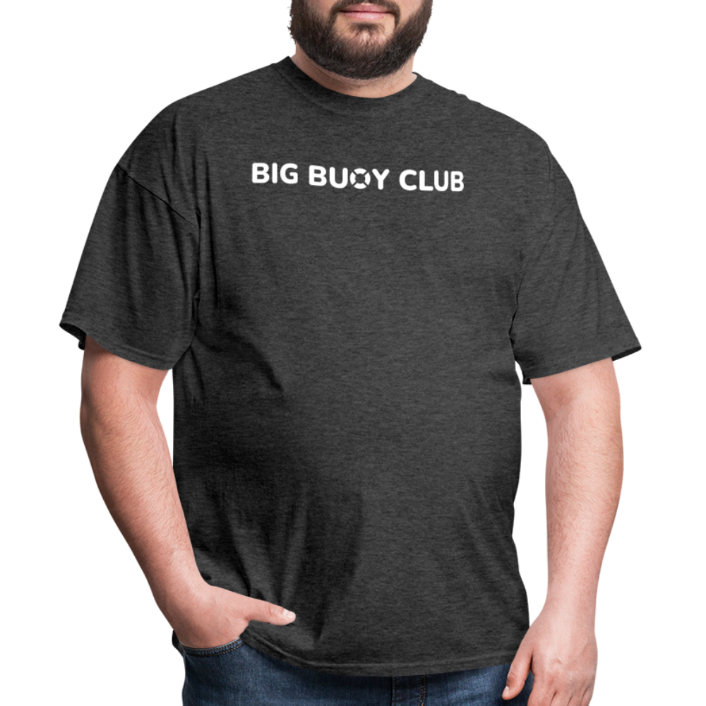 BIG BUOY T-Shirt - White - heather black
