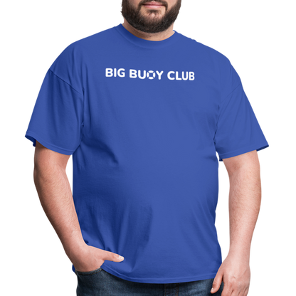 BIG BUOY T-Shirt - White - royal blue