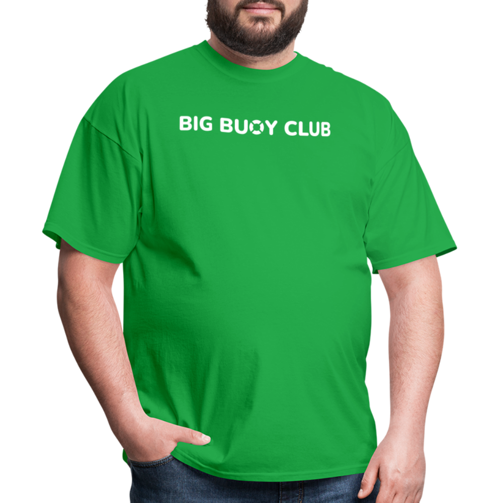 BIG BUOY T-Shirt - White - bright green