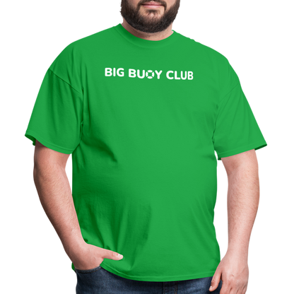 BIG BUOY T-Shirt - White - bright green