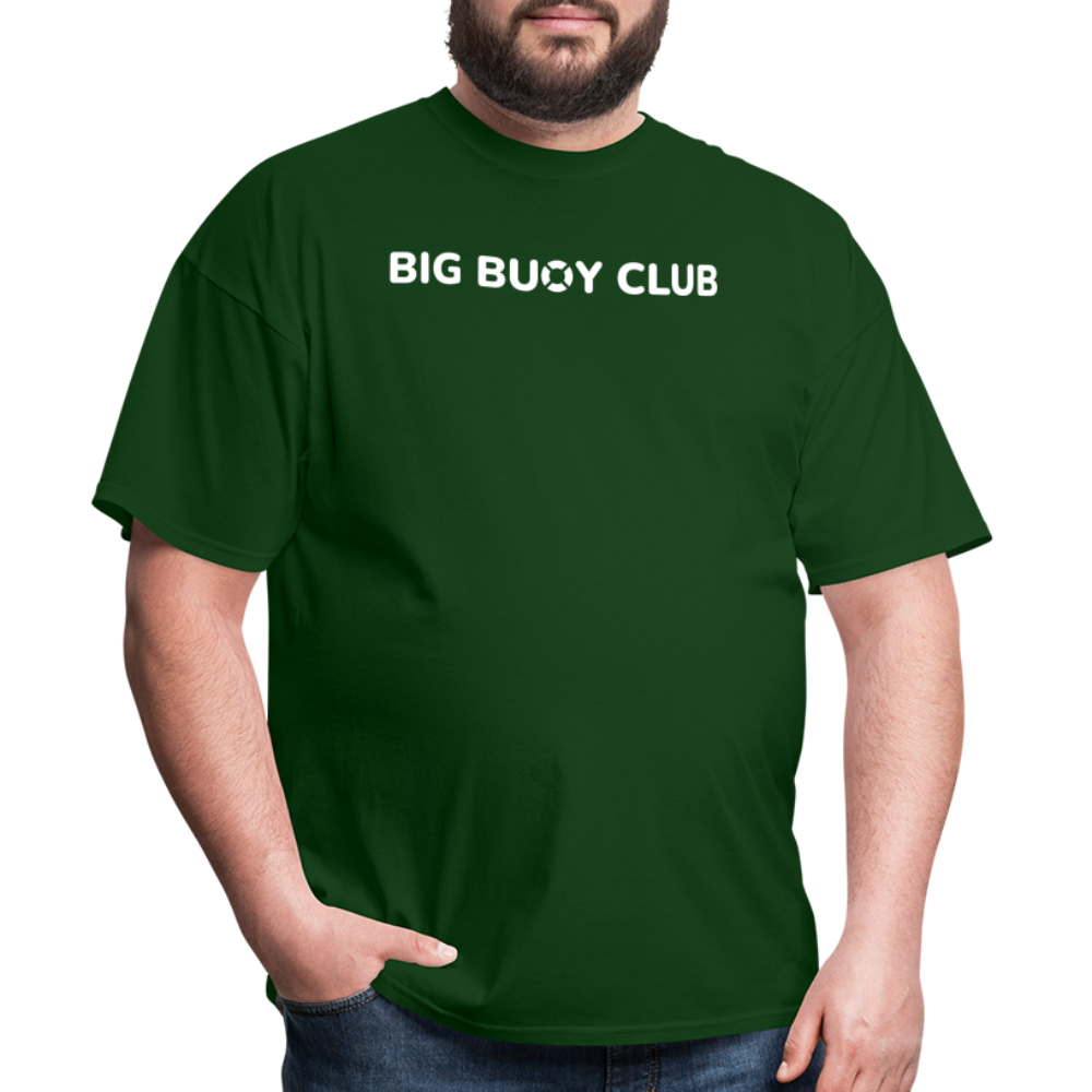 BIG BUOY T-Shirt - White - forest green
