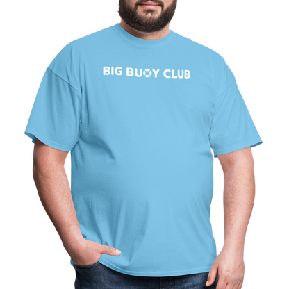 BIG BUOY T-Shirt - White - aquatic blue