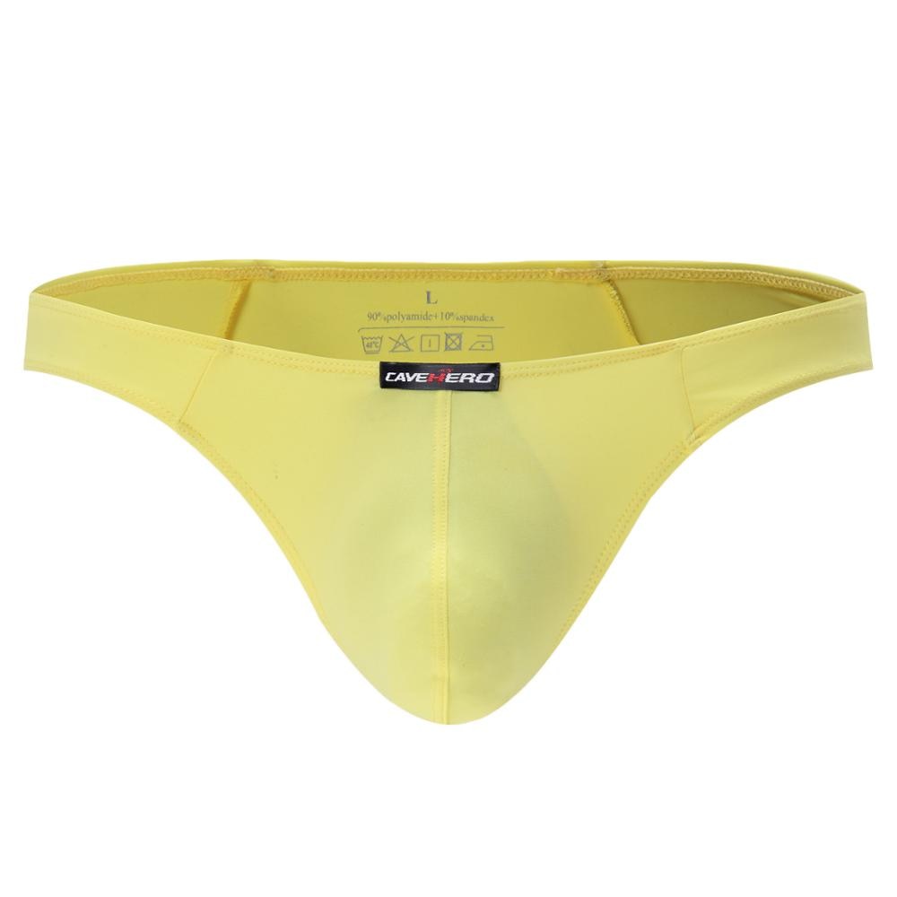 Solid Swim Thong - Yellow ⭕ BIG BUOY CLUB