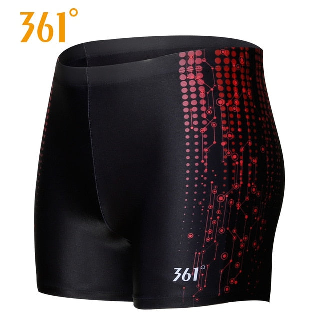 Performance Fitted Swim Trunk - Red Circuit - BIG BUOY CLUB