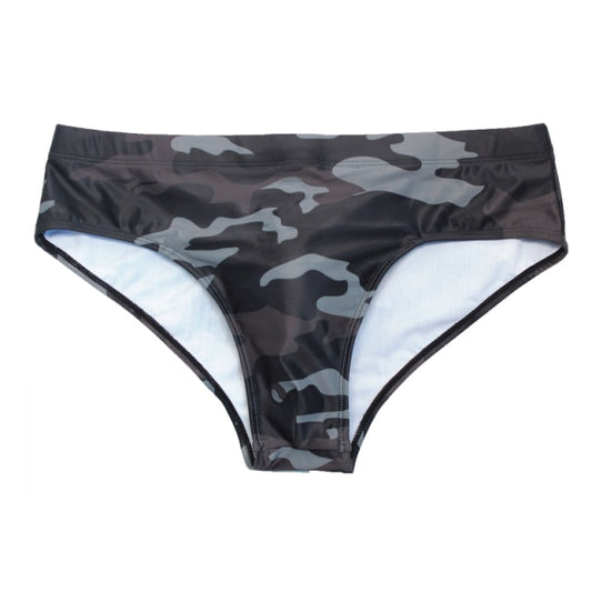 Padded Swim Brief - Black Camouflage - BIG BUOY CLUB